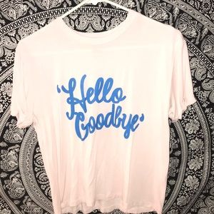 pink forever 21 graphic t-shirt